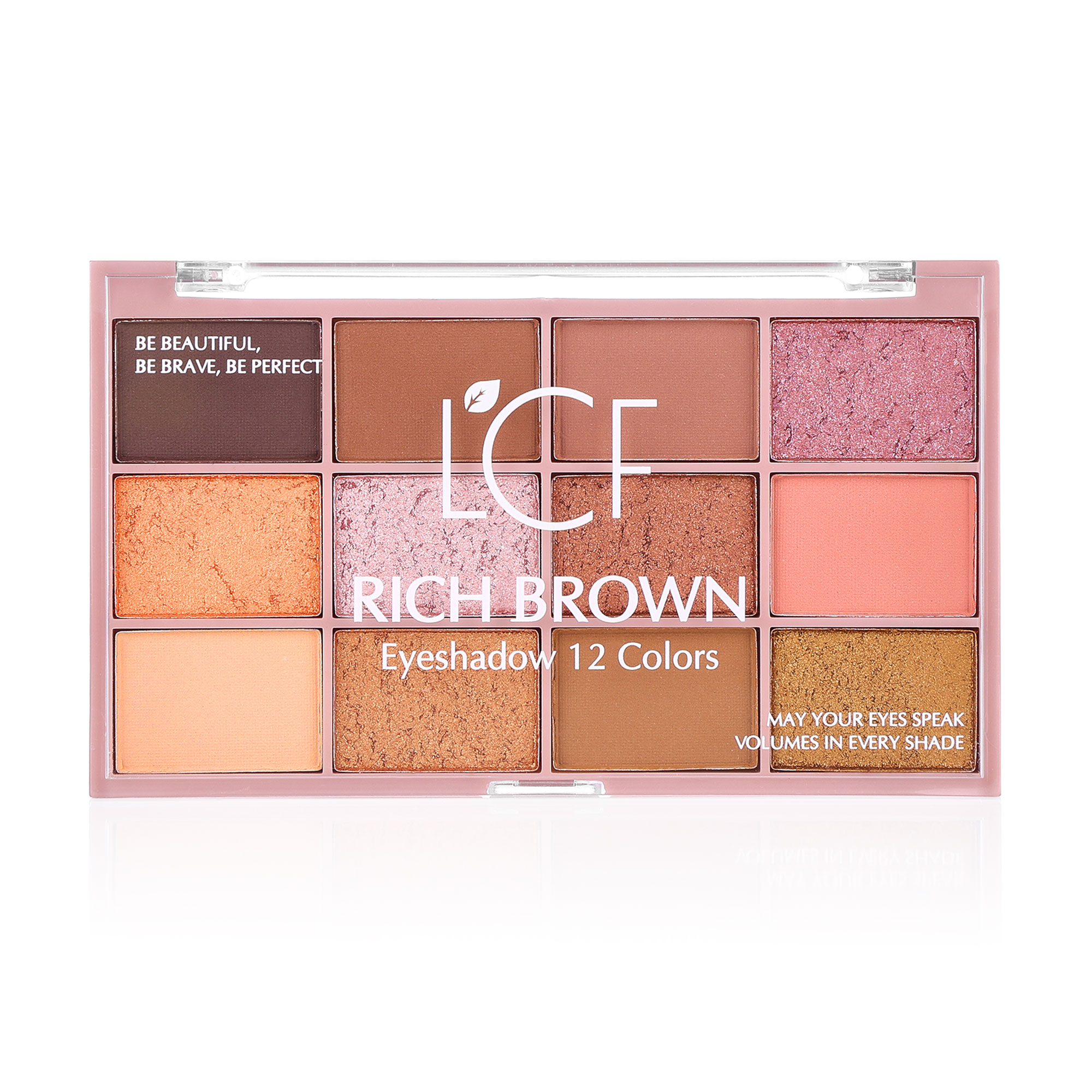 Палетка тіней для повік LCF Rich Brown, 10 г